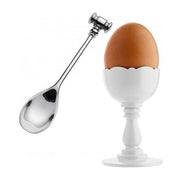 Dressed Egg Cup & Hammer Set by Marcel Wanders for Alessi Egg Cup Alessi White 