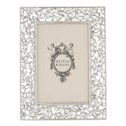 Eleanor Silver Photo Frame by Olivia Riegel Picture Frames Olivia Riegel 4" x 6" 