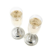Classic Empire Champagne Glass, set of 2 by Match Pewter Glassware Match 1995 Pewter 