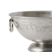 Engraved Deep Footed Bowl by Match Pewter Vases, Bowls, & Objects Match 1995 Pewter 