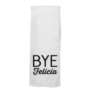 Amusing Tea or Kitchen Flour Sack Towels by Twisted Wares CLEARANCE Tea Towel Twisted Wares Bye Felicia 