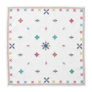 Fez Linen Napkins, Set of 4, 21” by Kim Seybert Cloth Napkins Kim Seybert White/Multi 