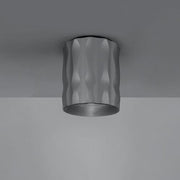 Fiamma Ceiling Lamp by Wilmotte & Industries for Artemide Lighting Artemide Fiamma 15 Anodized Grey 