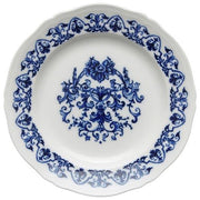 Babele Blu Flat Dessert Plate, Antico Doccia, 8.25" by Richard Ginori Plate Richard Ginori 