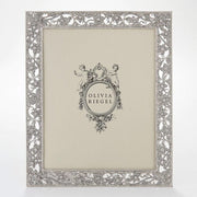 Flora Silver Photo Frame by Olivia Riegel Picture Frames Olivia Riegel 8" x 10" 