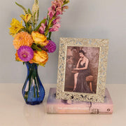 Flora Silver Photo Frame by Olivia Riegel Picture Frames Olivia Riegel 