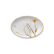 Flora Oval Small Dish, Dandelion, 10.25" by Royal Copenhagen Serving Platters Royal Copenhagen 