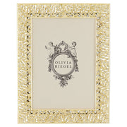 Florence Gold Photo Frame by Olivia Riegel Picture Frames Olivia Riegel 5" x 7" 