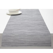 Chilewich: Bamboo Woven Vinyl Table Runners 14" x 72" Table Runners Chilewich Runner 14" x 72" Fog 