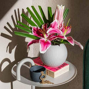Jasper Folia Rose Bowl, Warm White, 5.1" by Wedgwood Vases, Bowls, & Objects Wedgwood 