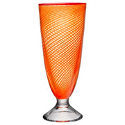 Red Rim 10" Footed Vase by Bertil Vallien for Kosta Boda Vases Bowls & Objects Kosta Boda 