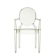 Louis Ghost Armchair, set of 2 or 4 by Philippe Starck for Kartell Chair Kartell Crystal Green, Set of 2 