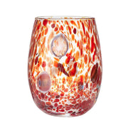 Gala Tumbler, Orange, set of 4 by Kim Seybert Glassware Kim Seybert 