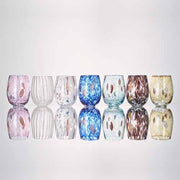 Gala Tumbler, Blue set of 4 by Kim Seybert Glassware Kim Seybert 