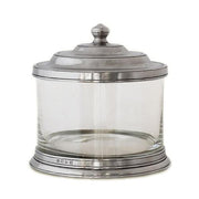 Glass Cookie Jar by Match Pewter Cookie Jar Match 1995 Pewter 