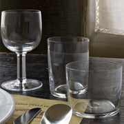 Glass Family Goblet, 7 oz. Set of 4 by Jasper Morrison for Alessi Glassware Alessi 