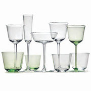 Grace White Wine Glass, Green, 5 oz., Set of 4 by Ann Demeulemeester for Serax Glassware Serax 