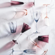 Daphne Blue Wine Glass, Set of 4 by Kim Seybert Stemware Kim Seybert 