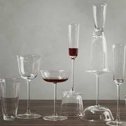 Grace Red Wine Glass, Clear, 6.7 oz., Set of 4 by Ann Demeulemeester for Serax Glassware Serax 