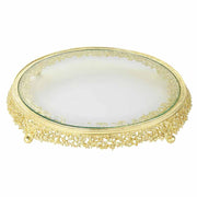 Gold Isadora 13.5" Cake Plateau by Olivia Riegel Cake Stands Olivia Riegel 