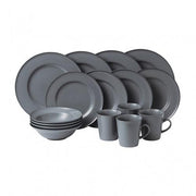 Gordon Ramsay Union Street Cafe Grey 16-Piece Dinnerware Set by Royal Doulton Dinnerware Royal Doulton 