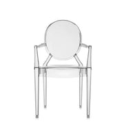 Louis Ghost Armchair, set of 2 or 4 by Philippe Starck for Kartell Chair Kartell Smoke Grey, Set of 2 