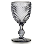 Bicos Water Glasses, Set of 4, 9.5 oz. by Vista Alegre Glassware Vista Alegre Grey 