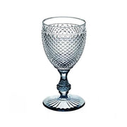 Bicos Bicolor Goblets by Vista Alegre Glassware Vista Alegre Grey Stem 
