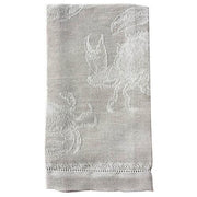 Blue Crab Natural Linen & Cotton Guest Towel, 23" x 17", Set of 4 by Abbiamo Tutto Dish Towel Abbiamo Tutto 
