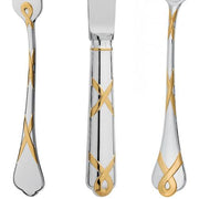 Paris Silverplated Gold Accents 7" Bouillon Spoon by Ercuis Flatware Ercuis 