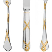 Paris Silverplated Gold Accents 7" Dessert Spoon by Ercuis Flatware Ercuis 