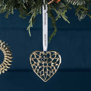 Heart Golden Ornament, 2.78" by Waterford Holiday Ornaments Waterford 