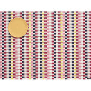 Chilewich: Heddle Woven Vinyl Placemats Set of 4 Placemat Chilewich Rectangle 14" x 19" Pansy 
