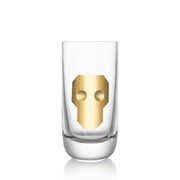 Hamlet Gold Highball Glass, 13.5 oz., Set of 2 by Rony Plesl for Ruckl Glassware Ruckl 