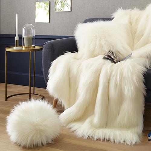 Faux Fur Throw Pillow Covers by Maison Evelyne Prelonge Paris - 27