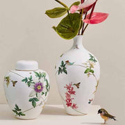 Hummingbird Lidded Vase, 9.8" by Wedgwood Vases, Bowls, & Objects Wedgwood 