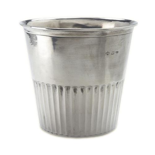 MATCH PEWTER Impero Waste Basket - Thumbnail 2