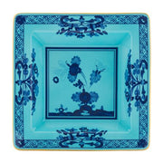Oriente Italiano Iris Small Squared Vide Poche, 7" by Gio Ponti for Richard Ginori Plate Richard Ginori 