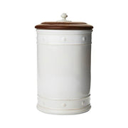 Whitewash Berry and Thread Canister with Wooden Lid by Juliska Dinnerware Juliska 13" 