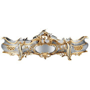 Louis XV Silverplated Gold Accented 24" Jardinière/Planter by Ercuis Planter Ercuis 