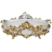 Louis XV Sterling Silver Gold Accented 14" Jardinière/Planter by Ercuis Planter Ercuis 