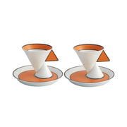 Jazz Set of 2 Coffee Cups and Saucers by Vista Alegre Coffee & Tea Vista Alegre 