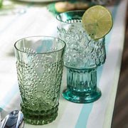 Joy Glass Water Goblet, Mint by Casa Alegre Glassware Casa Alegre 