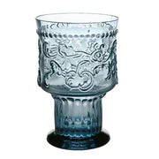 Joy Glass Water Goblet, Grey by Casa Alegre Glassware Casa Alegre 