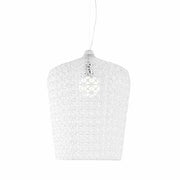 Kabuki Suspension Lamp by Ferruccio Laviani for Kartell Lighting Kartell Crystal/Transparent 