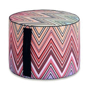 Kew Outdoor Cylinder Pouf by Missoni Home Ottoman Cushions Missoni Home Warm (159) 