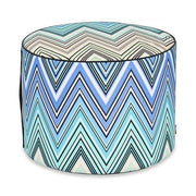 Kew Outdoor Cylinder Pouf by Missoni Home Ottoman Cushions Missoni Home Cool (170) 