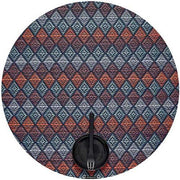 Chilewich: Kite Woven Vinyl Placemat, Set of 4 Placemat Chilewich Round 15" Gemstone 