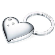 Heart with Swarovski Crystals Key Ring by Troika of Germany CLEARANCE Keyring Troika 