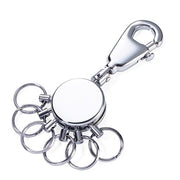 Patent Keychain by Troika of Germany Keyring Troika Chrome 